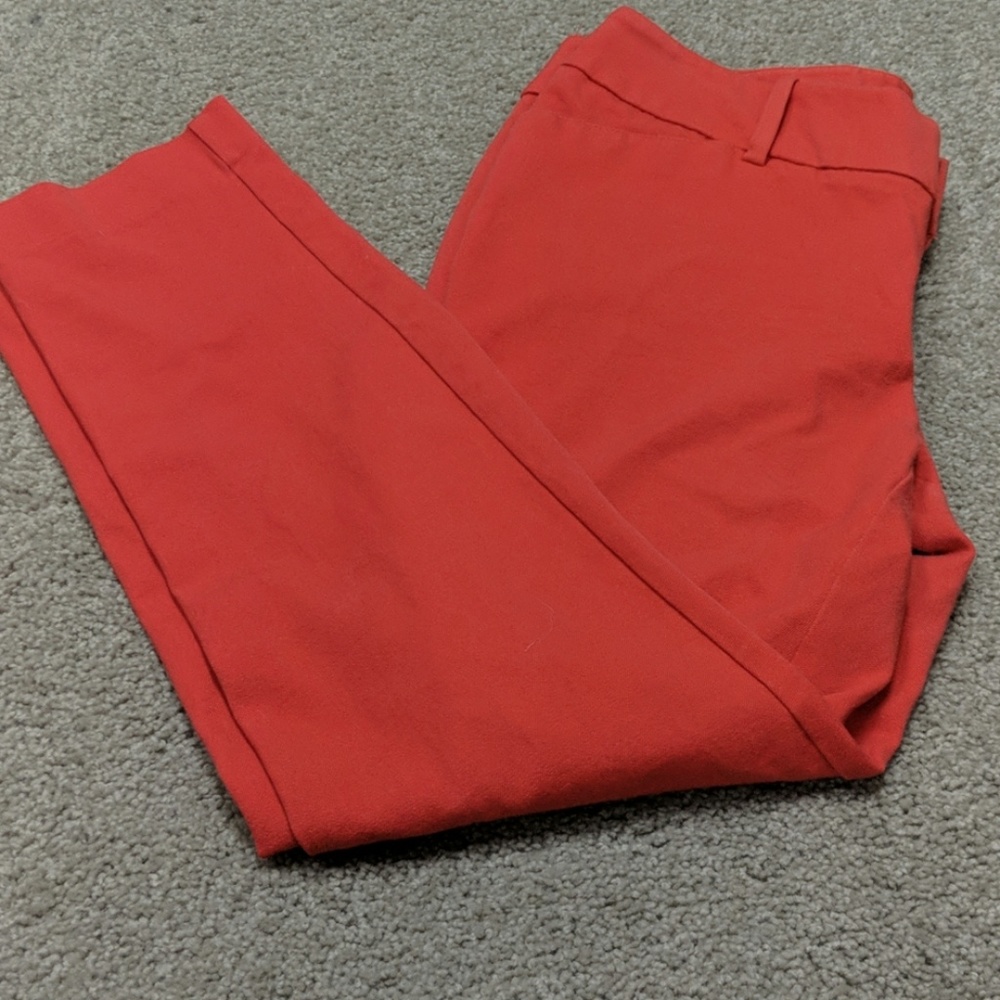 Merona Red Slacks - Picture 2 of 2
